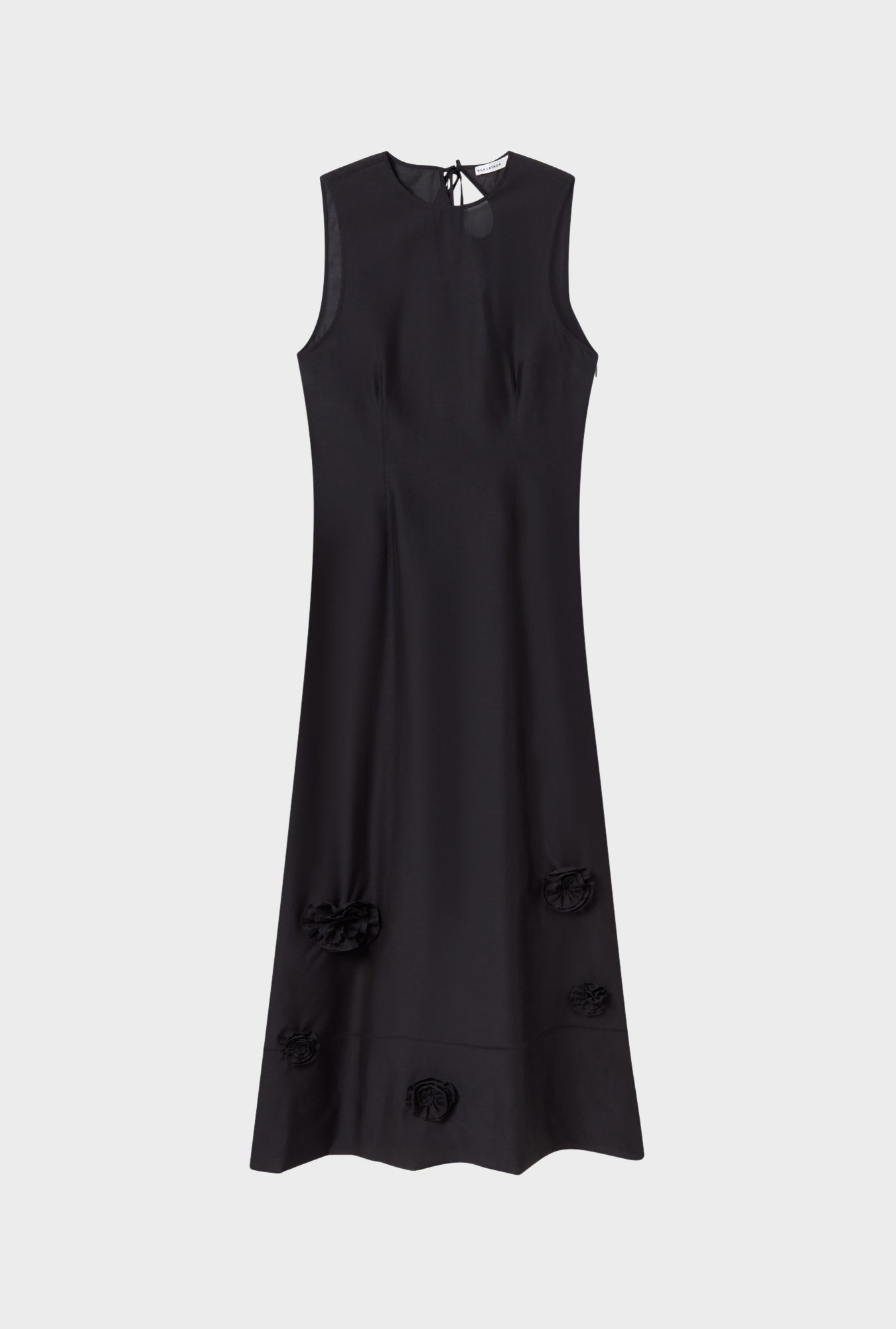 Cotton Silk Ella Dress Black