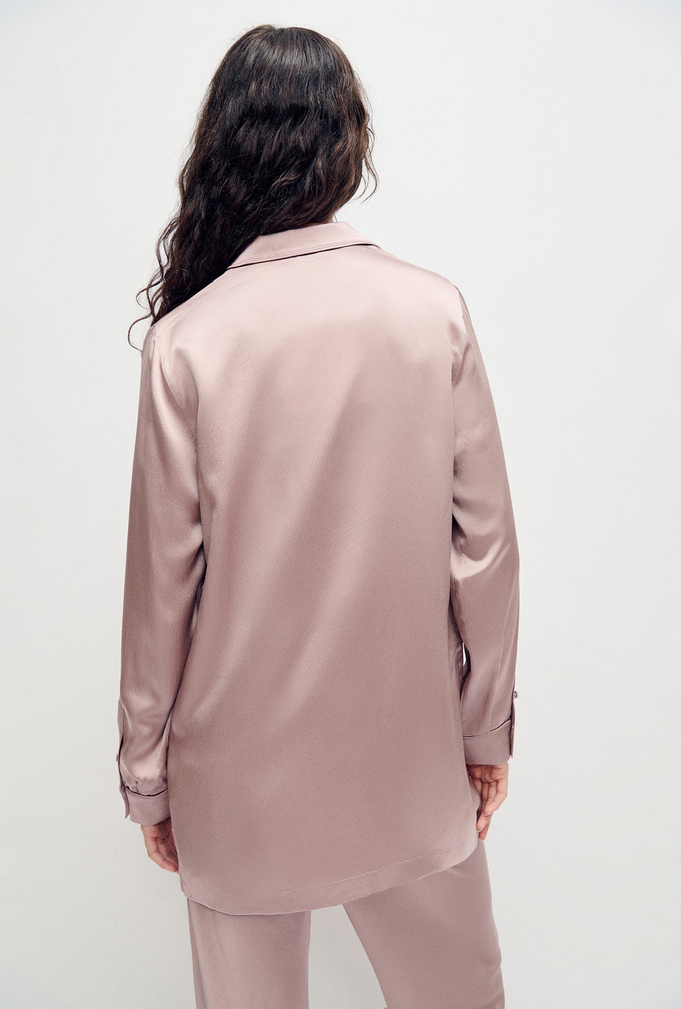 Hammered Relaxed Blazer Lasso