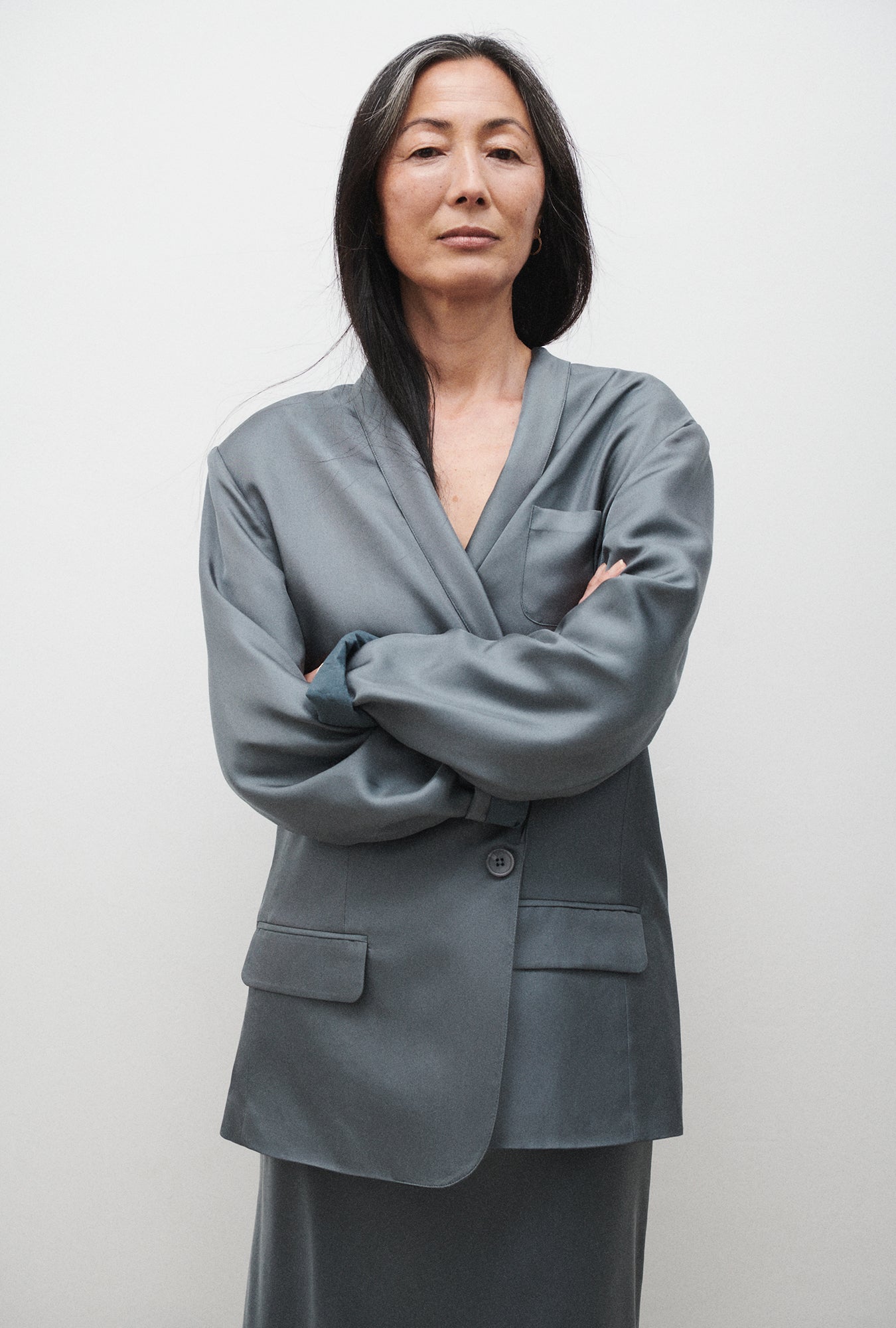 Twill Miami Blazer Slate