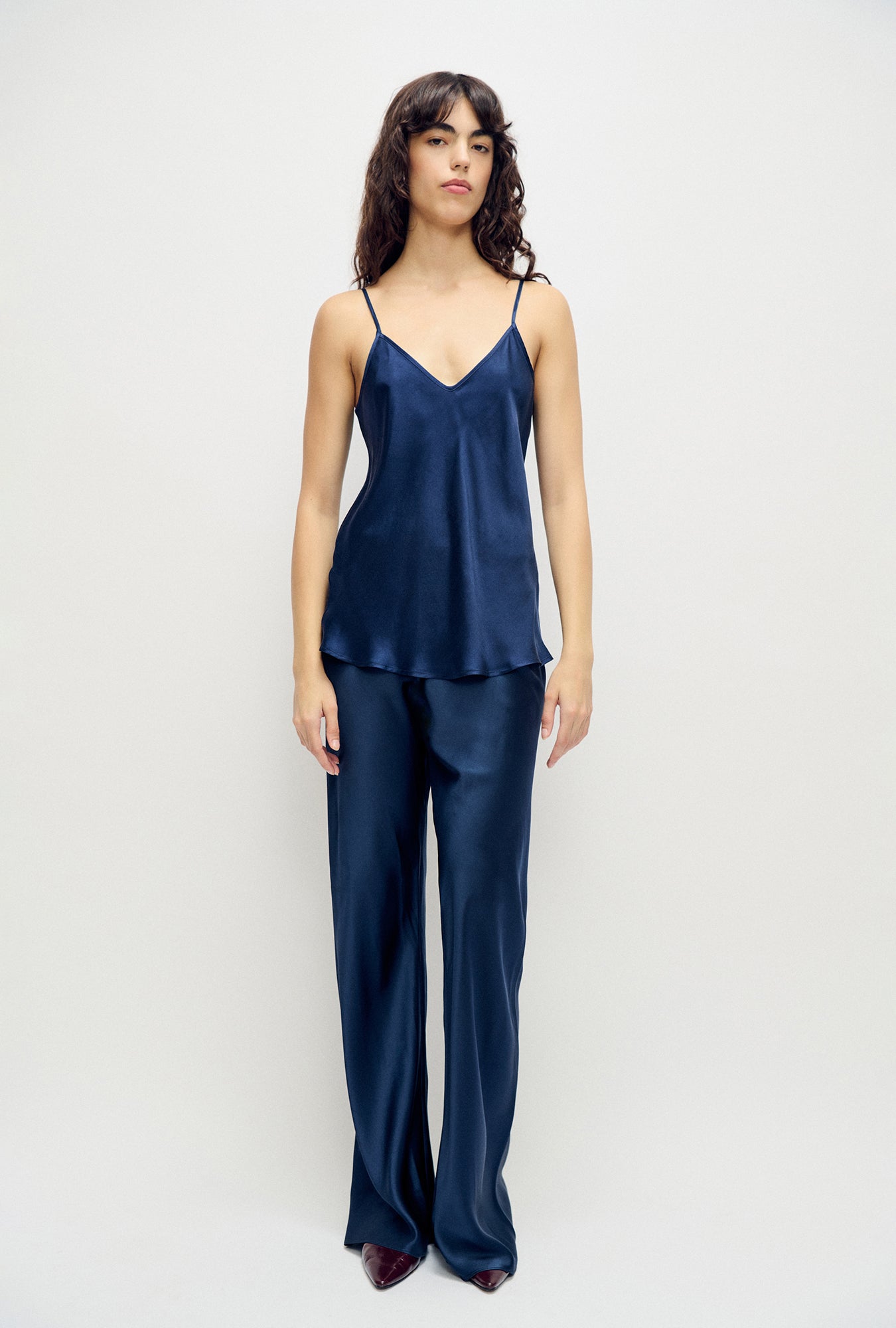 Bias Cut Cami Midnight