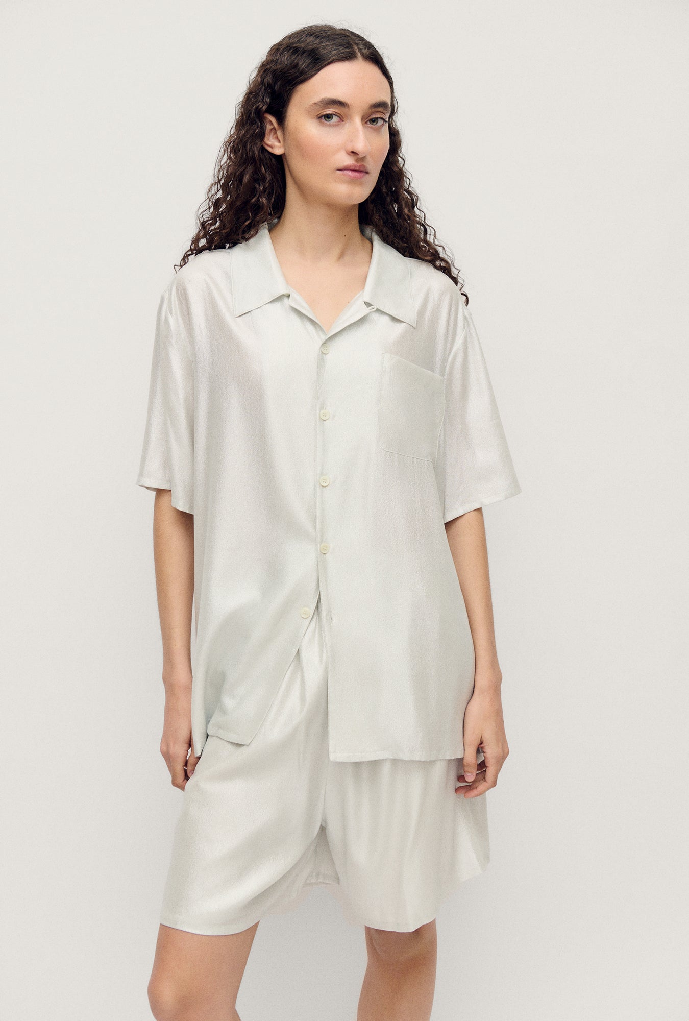 BOXER SHORT SILVER FOIL