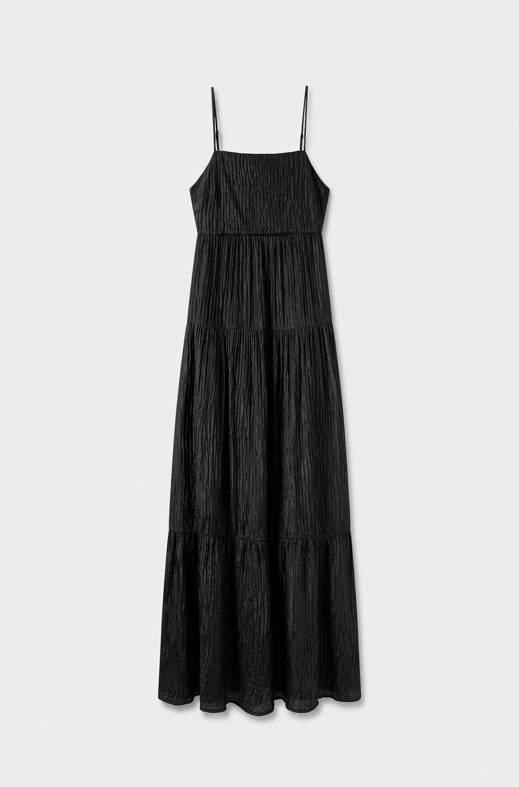 Crinkle Bounce Dress Black