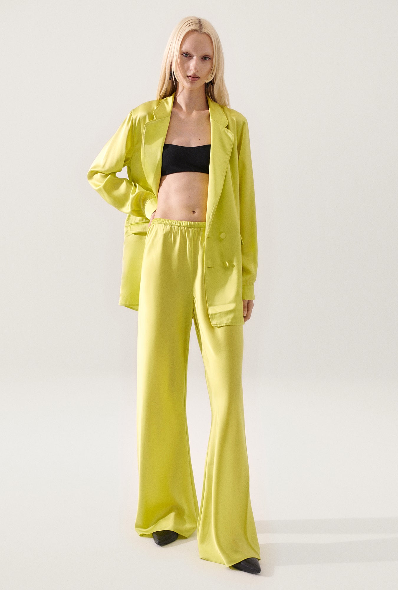 Bias Cut Pants Absinthe