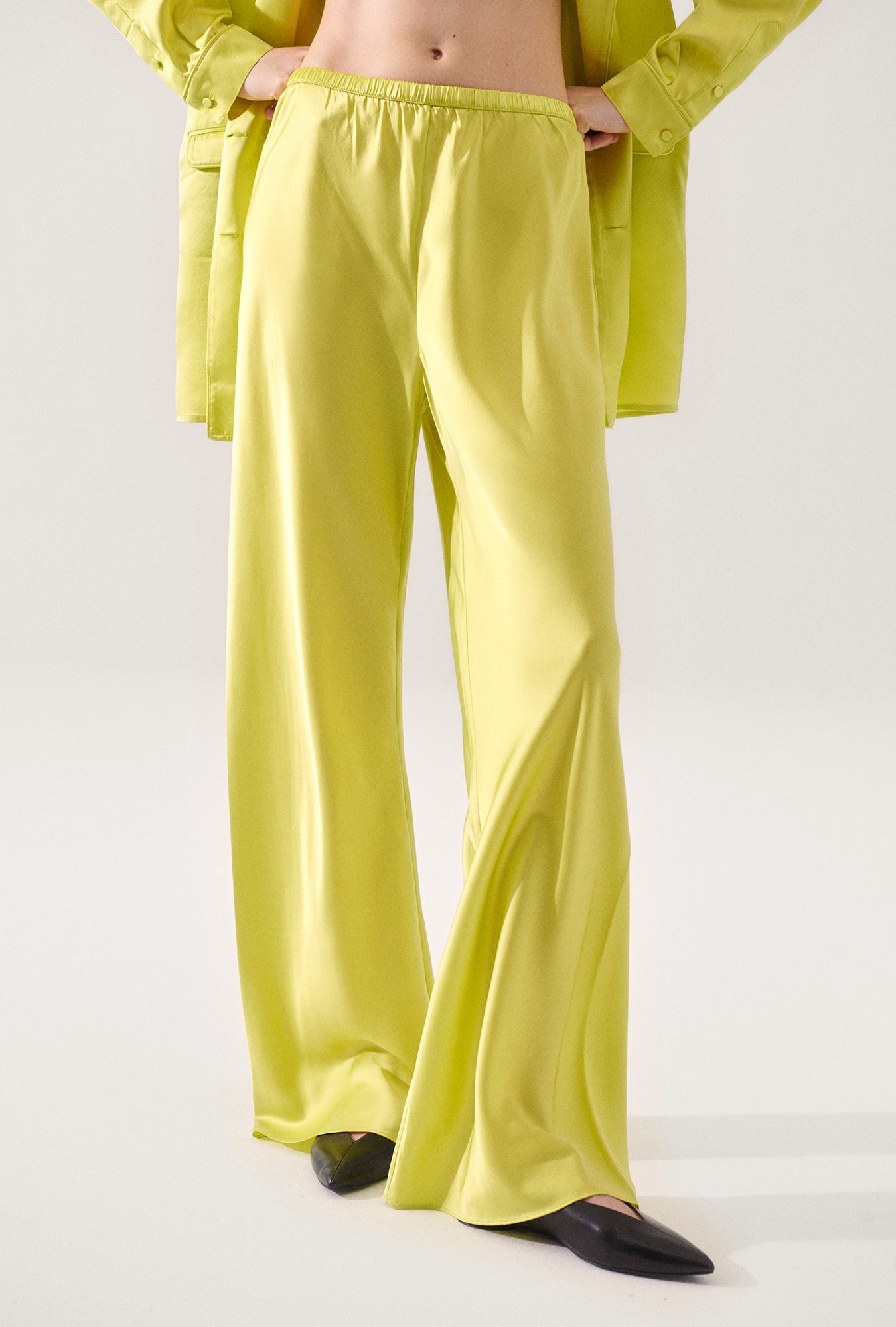 Bias Cut Pants Absinthe