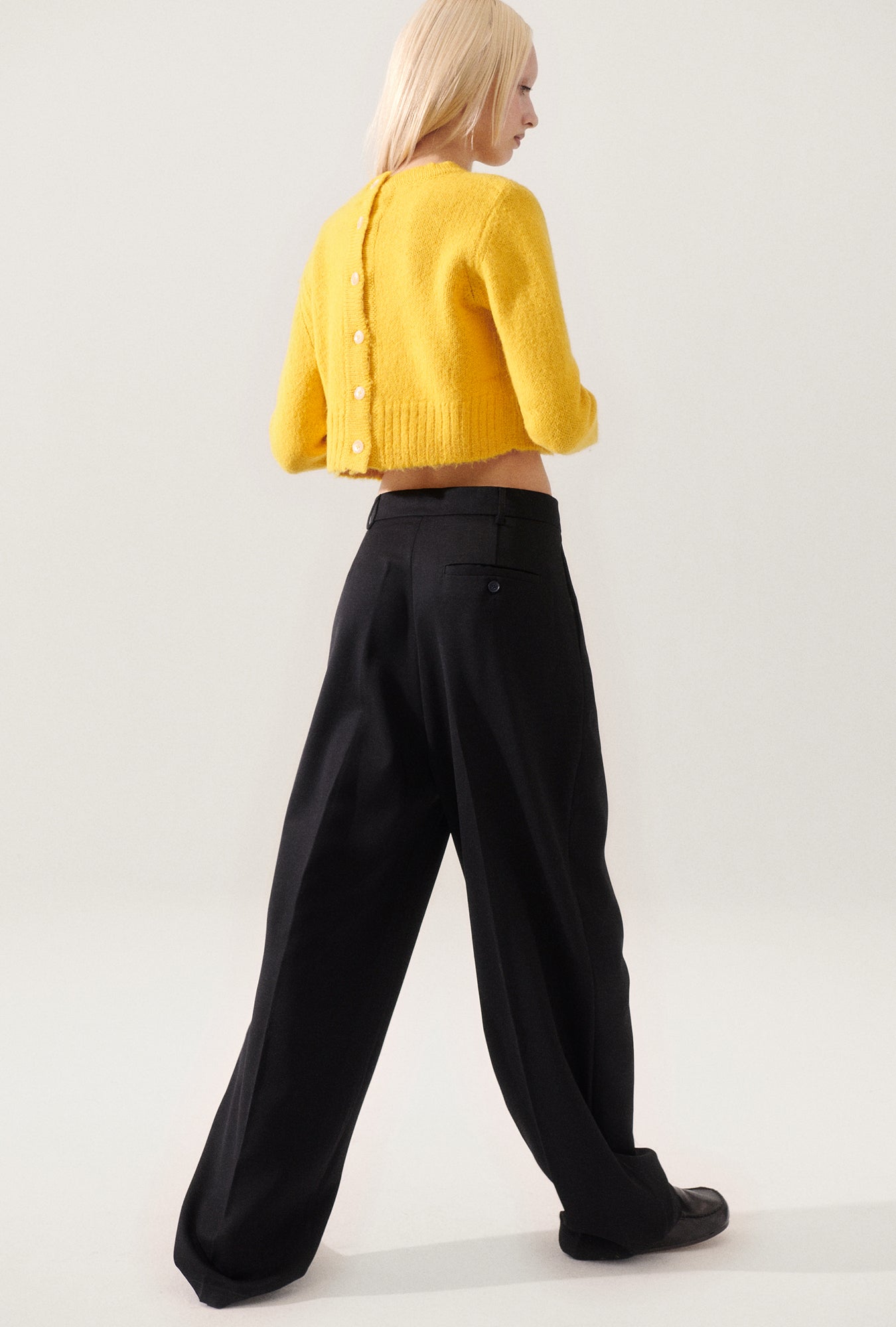 Wool Trouser Black