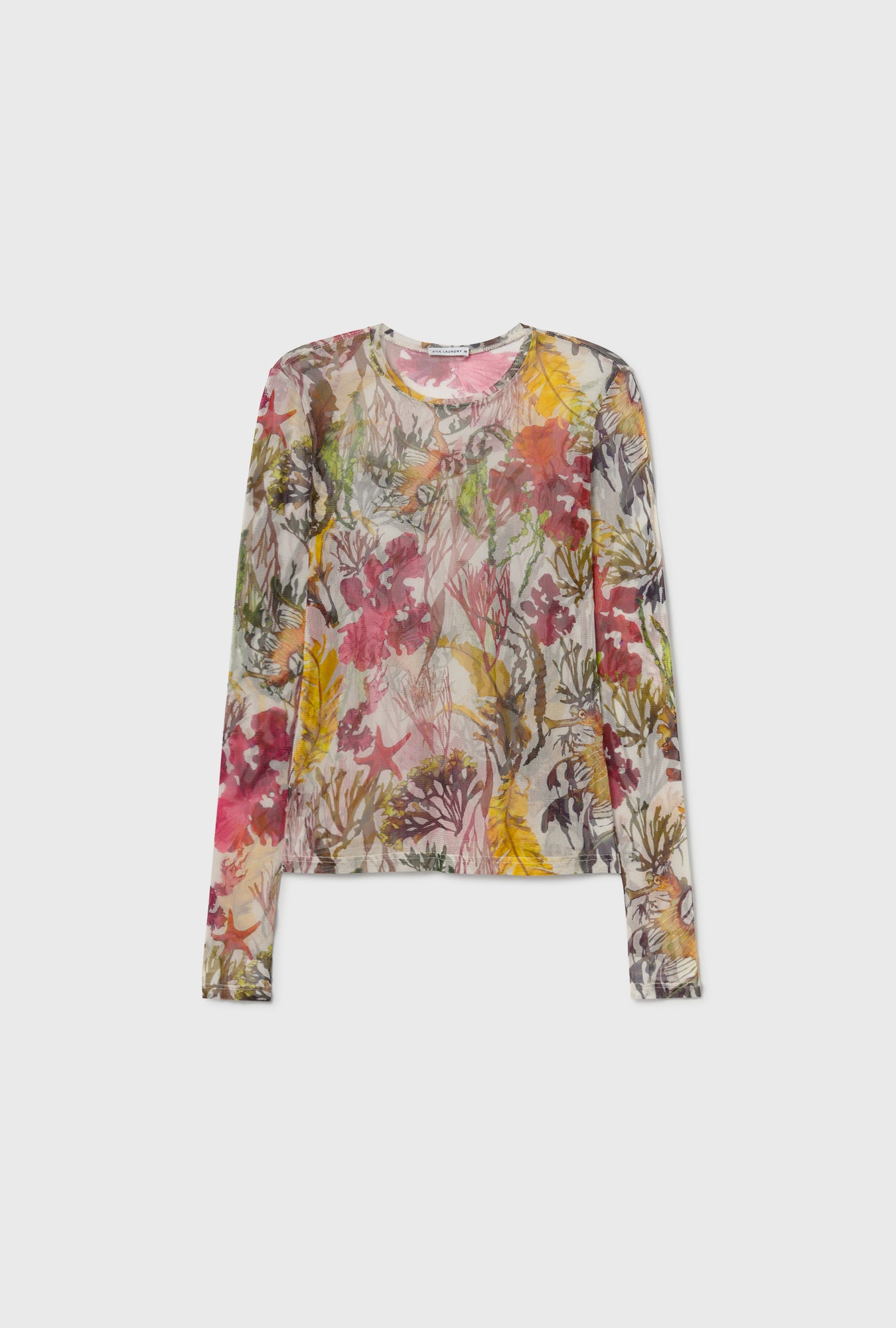 MESH LONG SLEEVE TOP PLANKTONIC