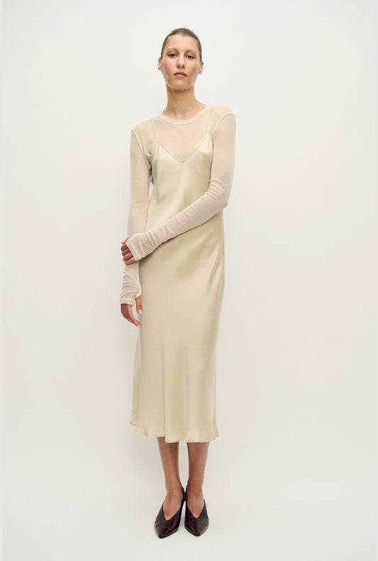 90S Slip Dress Hazelnut