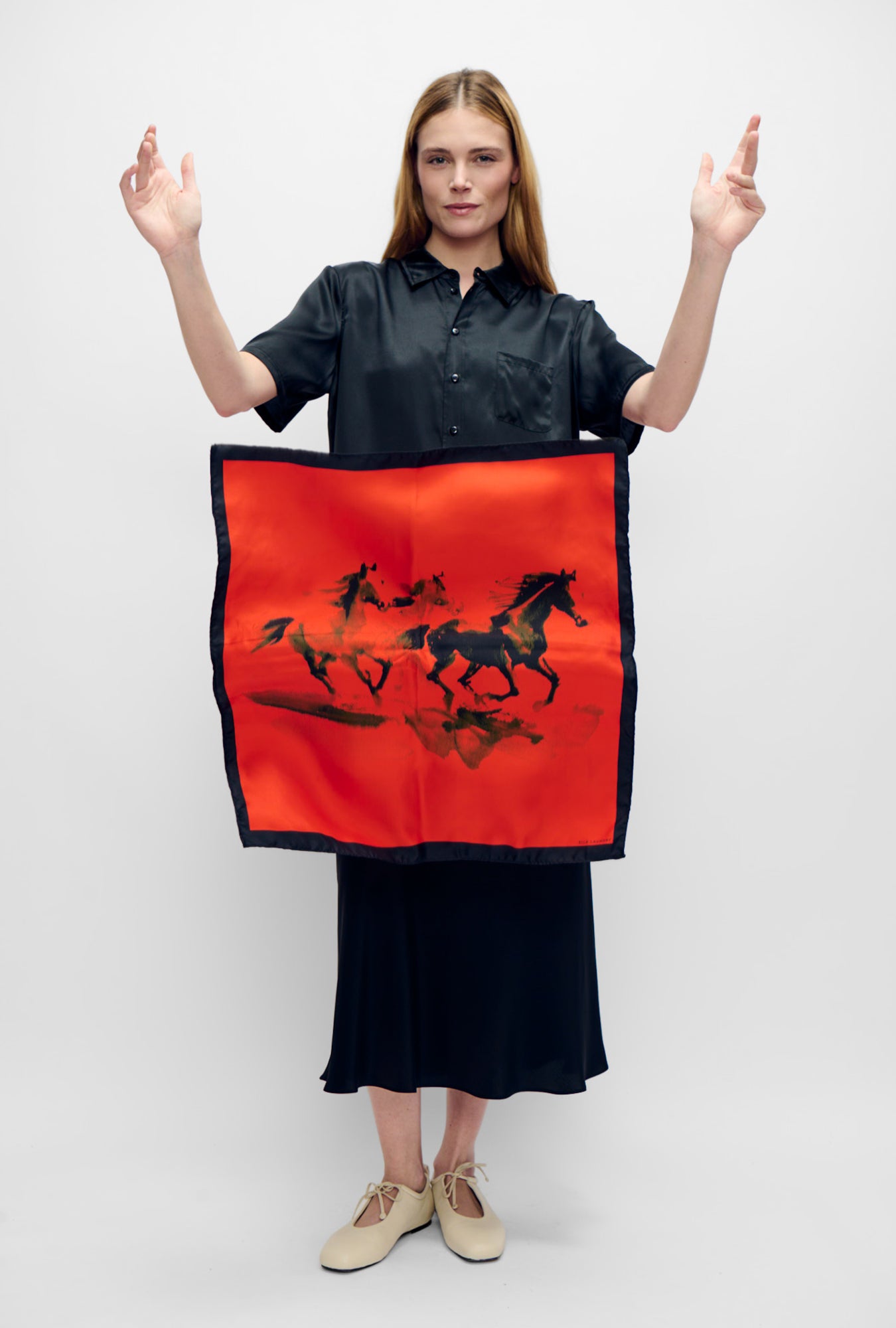 Twill Scarf Year of The Horse
