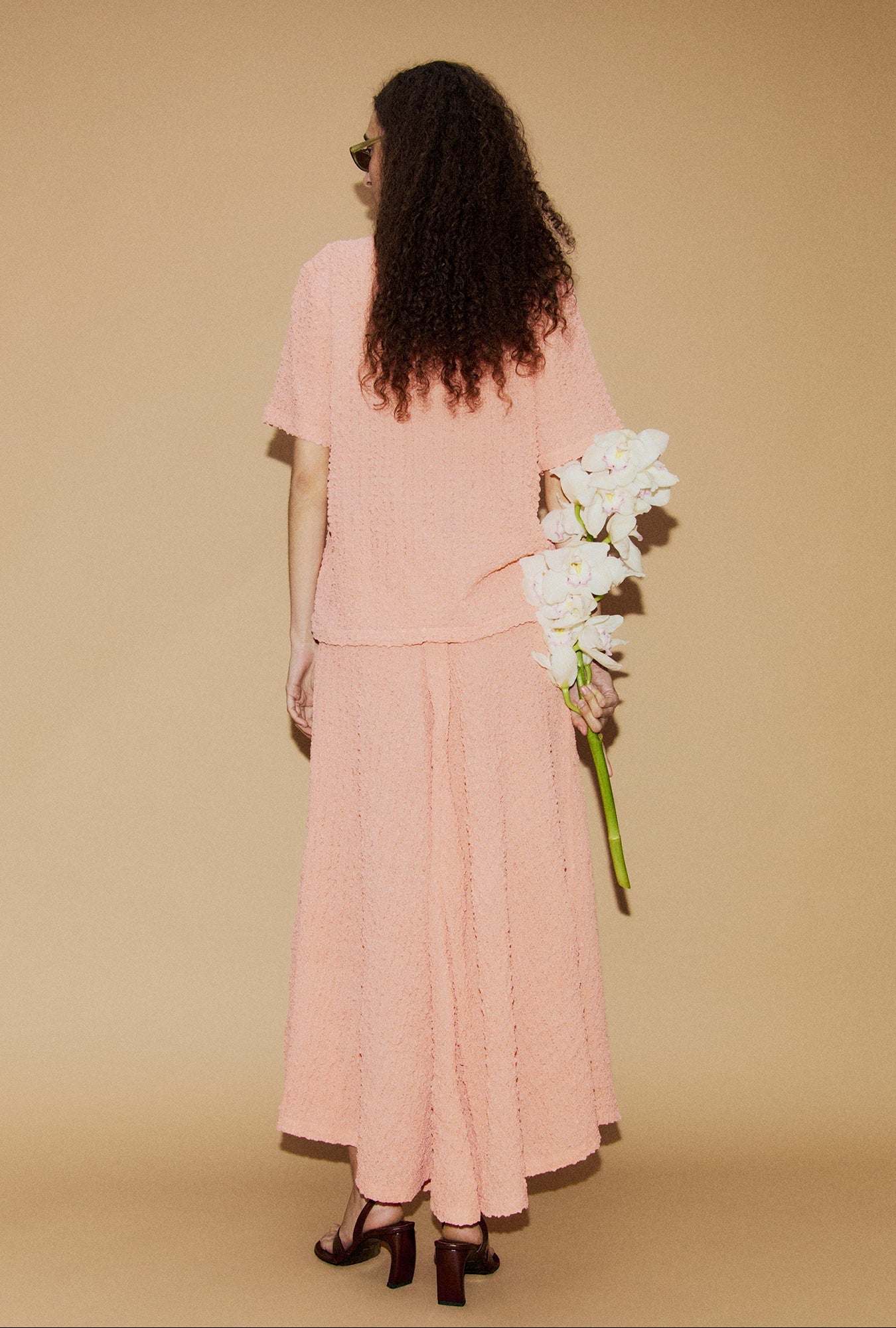 Pebble Full Circle Skirt Orchid