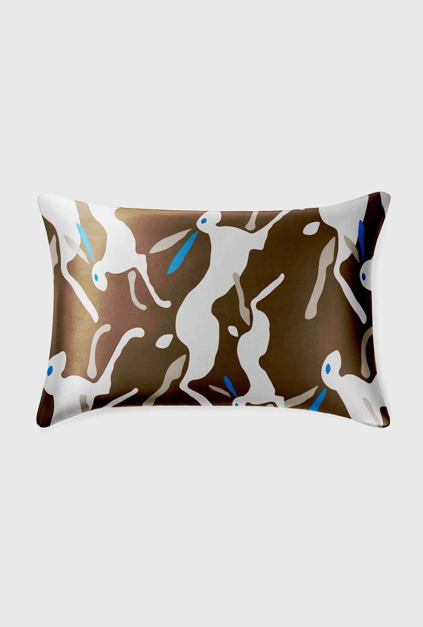 PILLOWCASE RABBIT DARK EARTH