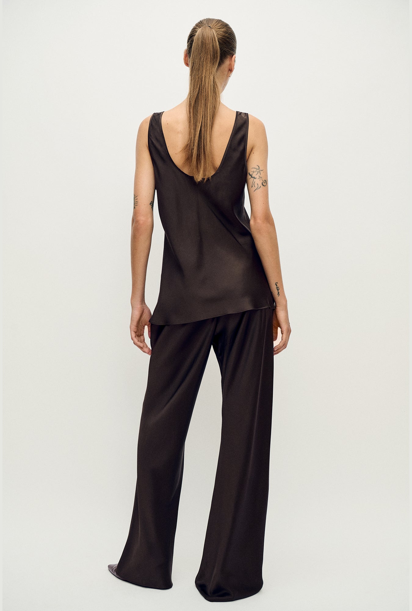 Bias Cut Pants Mantis