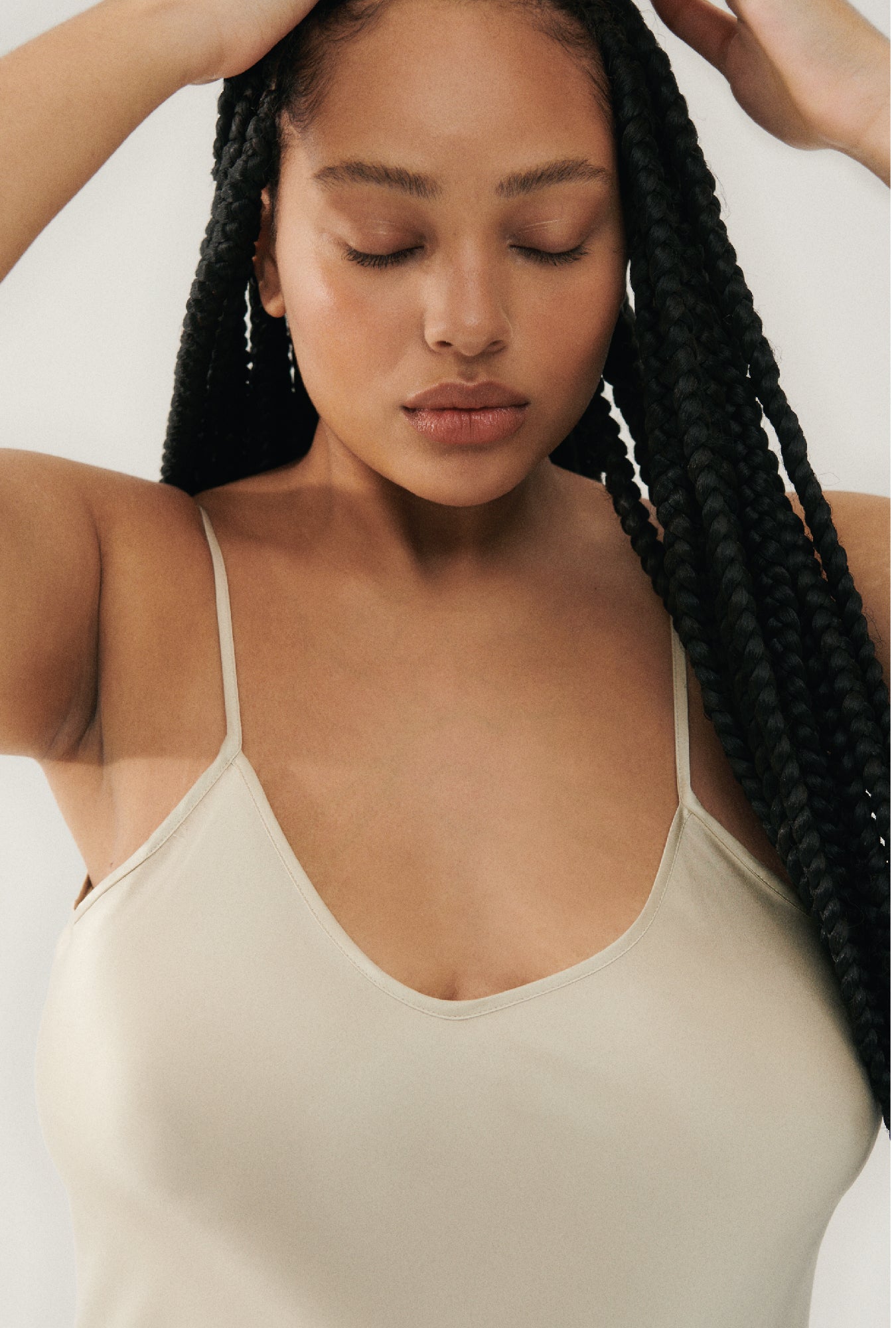 90S Slip Dress Hazelnut