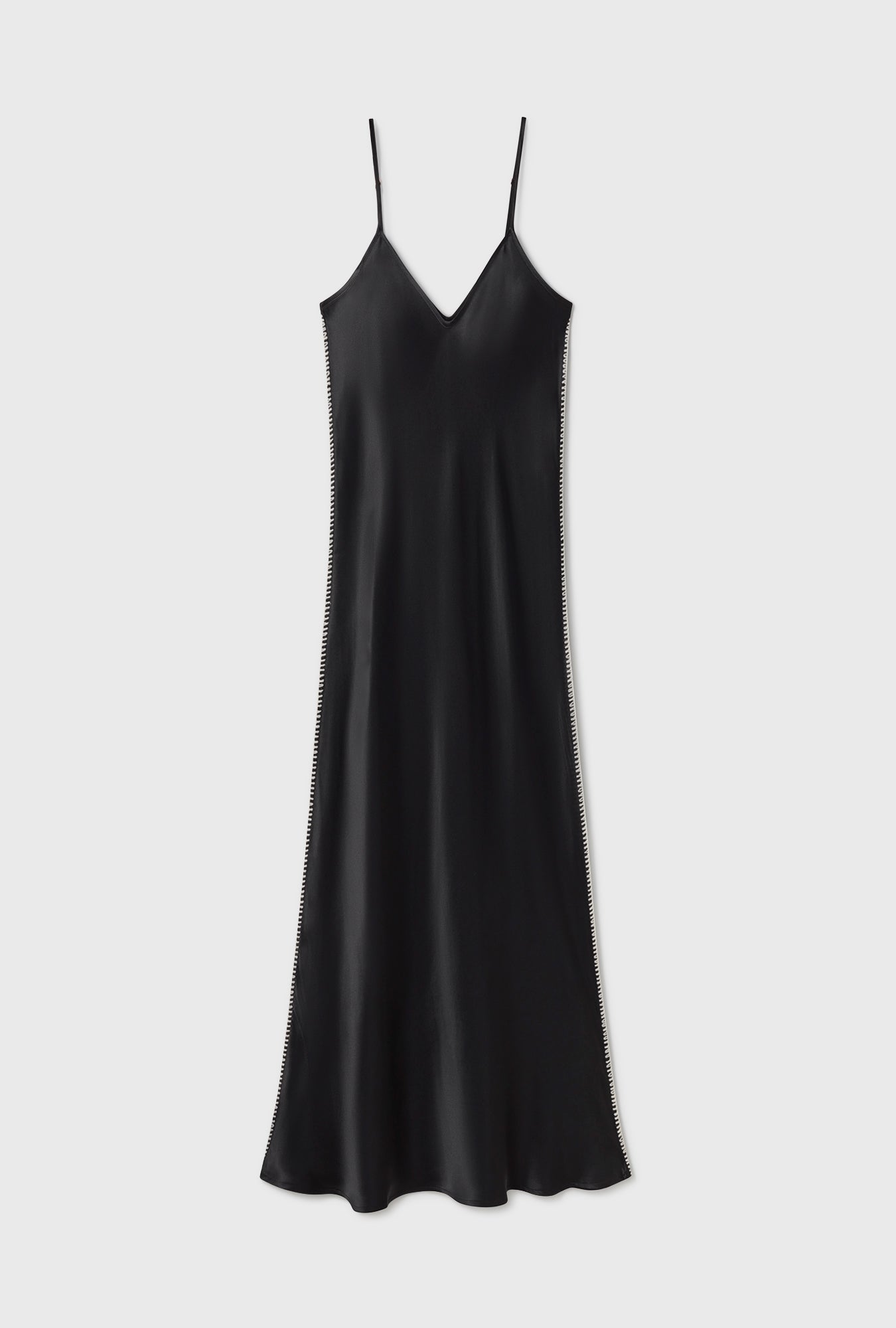 silk laundry black slip dress Silk Laundry Black 1996 Midi Dress