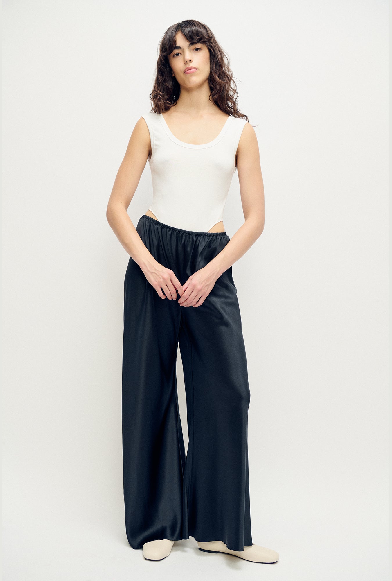 Cutaway Bodysuit White