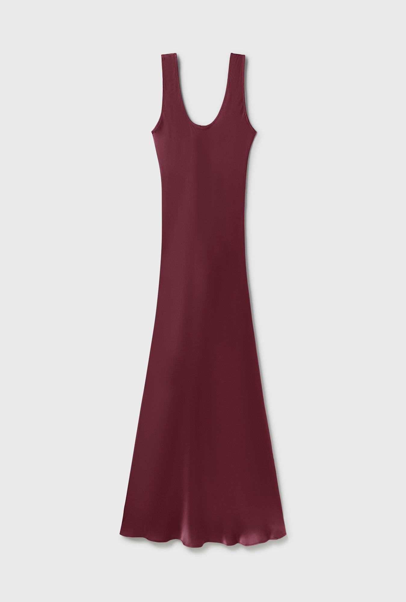 Scoop Neck Dress Deadleaf