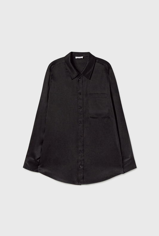 Boyfriend Shirt Coral Jacquard