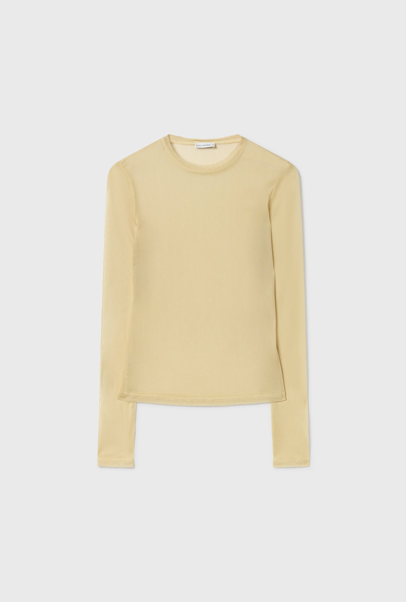 Mesh Long Sleeve Top Shell