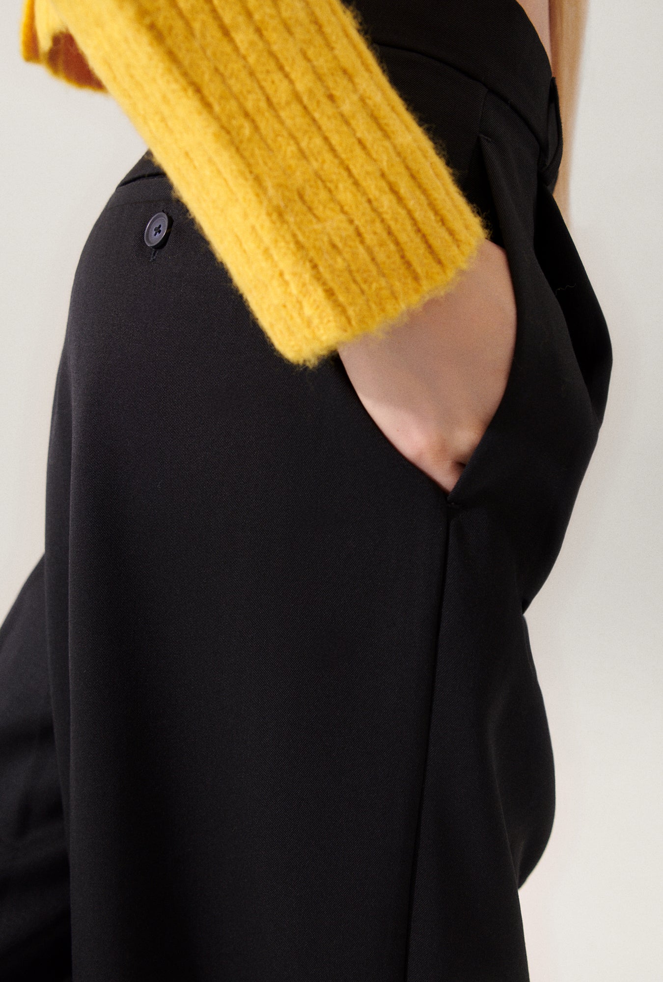 Wool Trouser Black