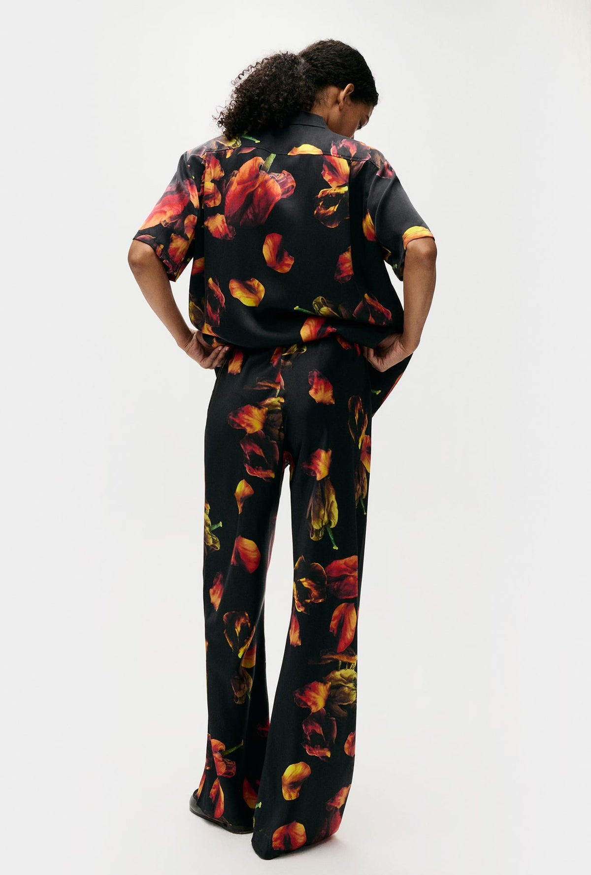 Bias Cut Pants Tulipa Black