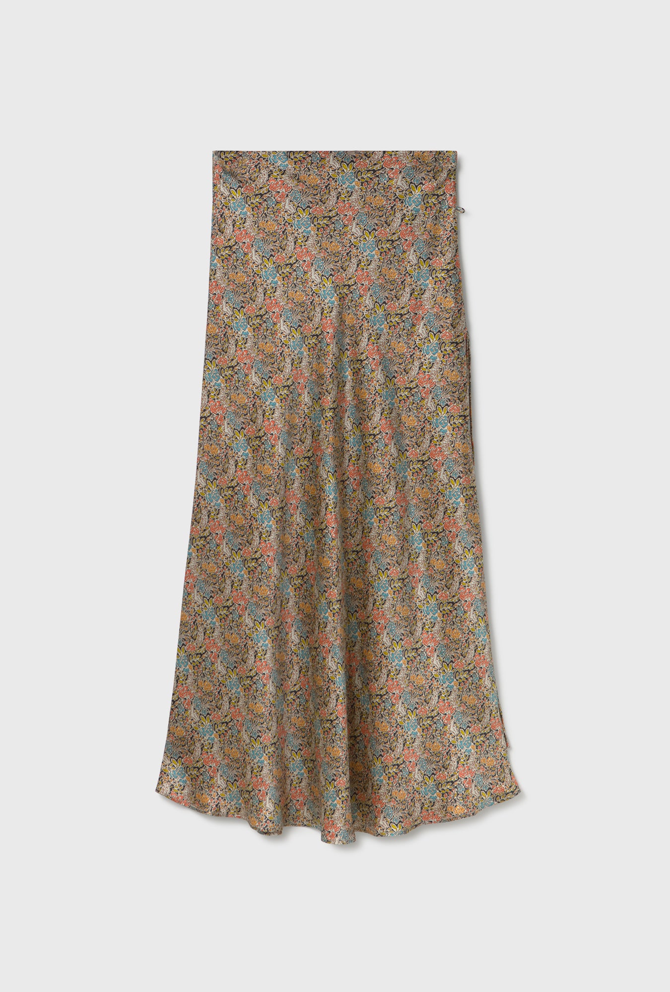 Long Bias Cut Skirt Sugar Floral