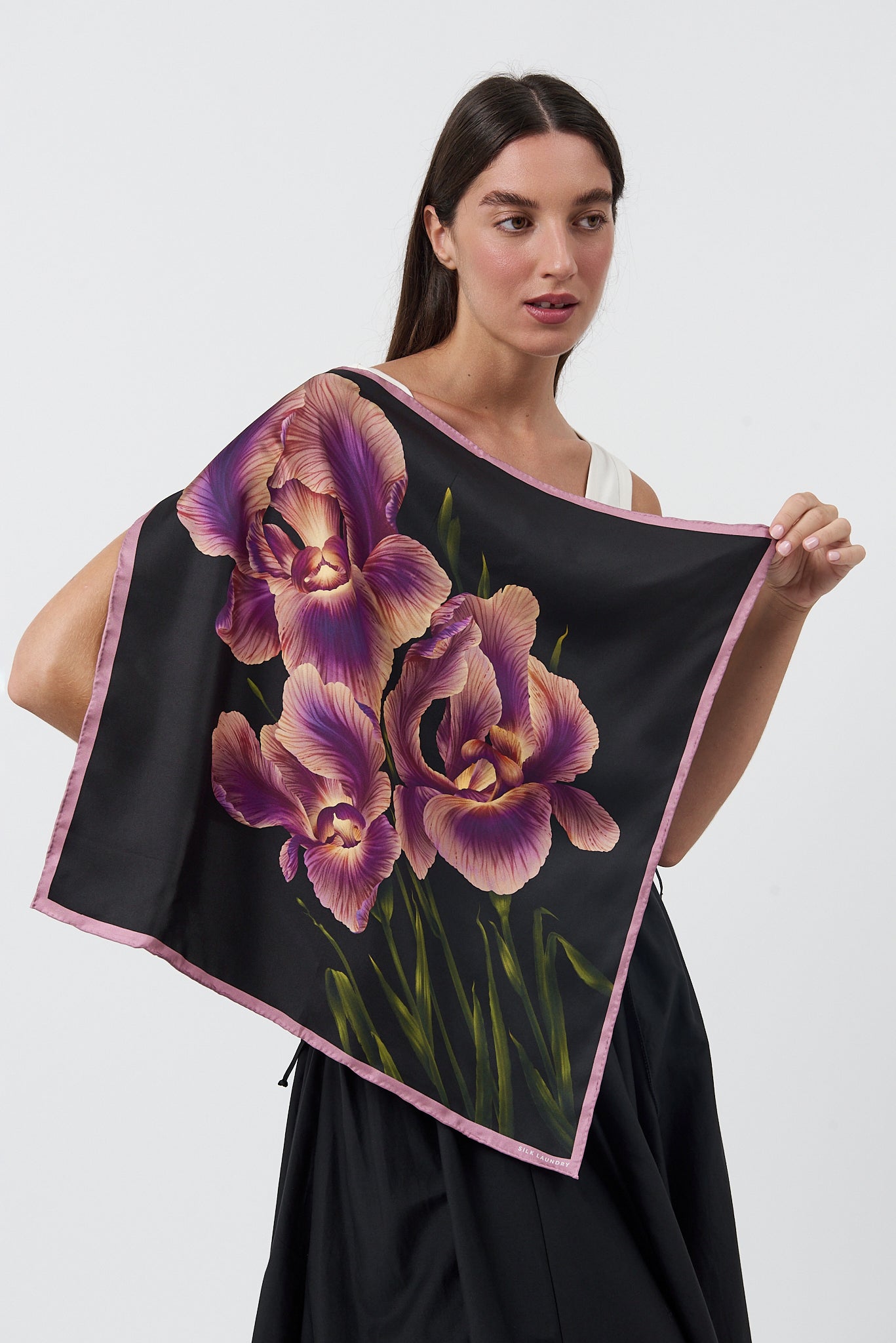 Twill Scarf Iris
