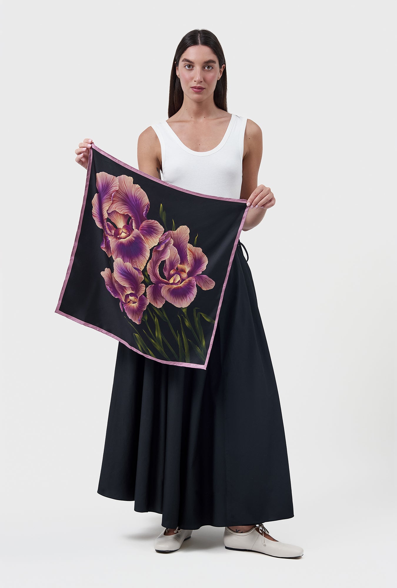 Twill Scarf Iris