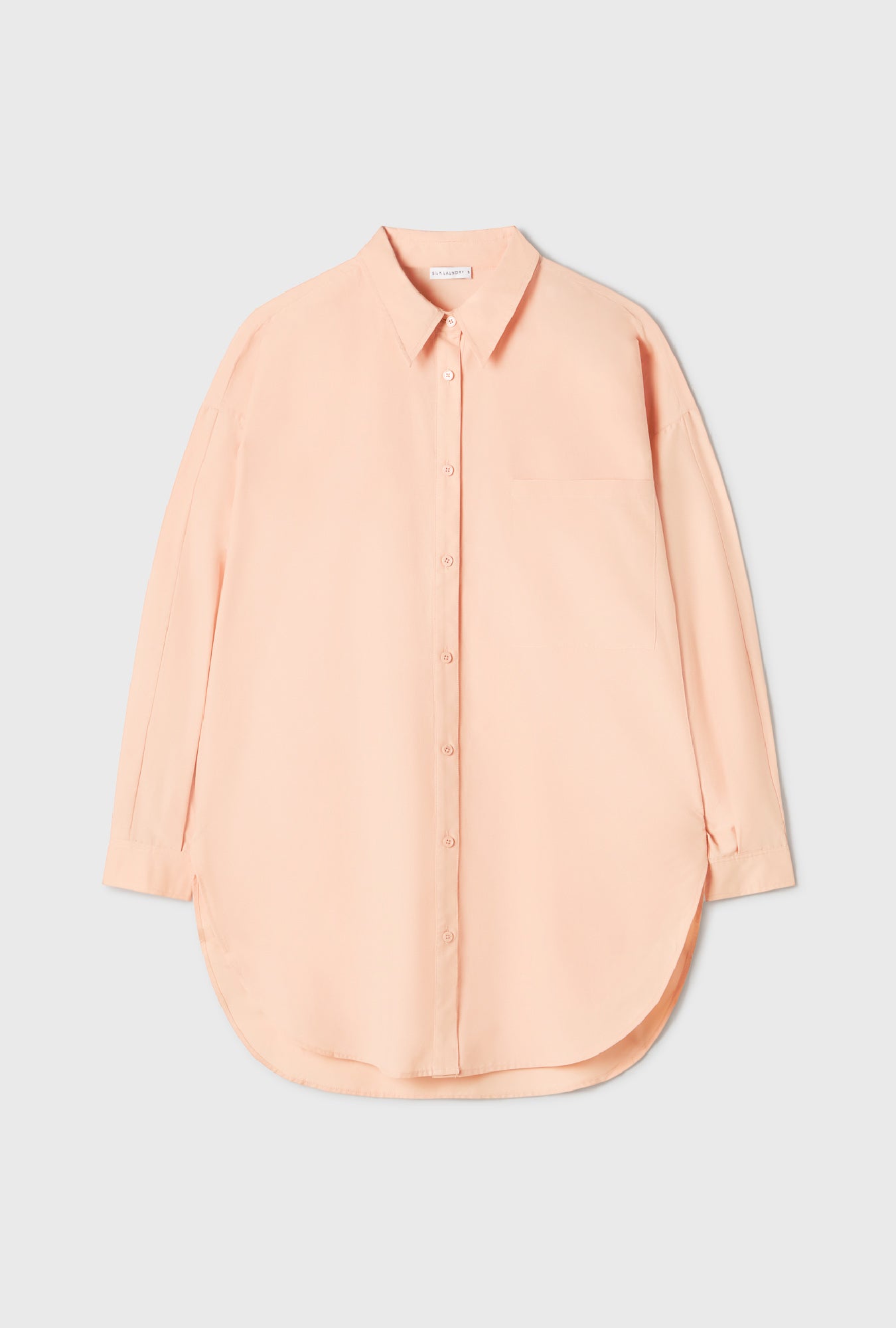 Cotton Silk Round Shirt Daybreak