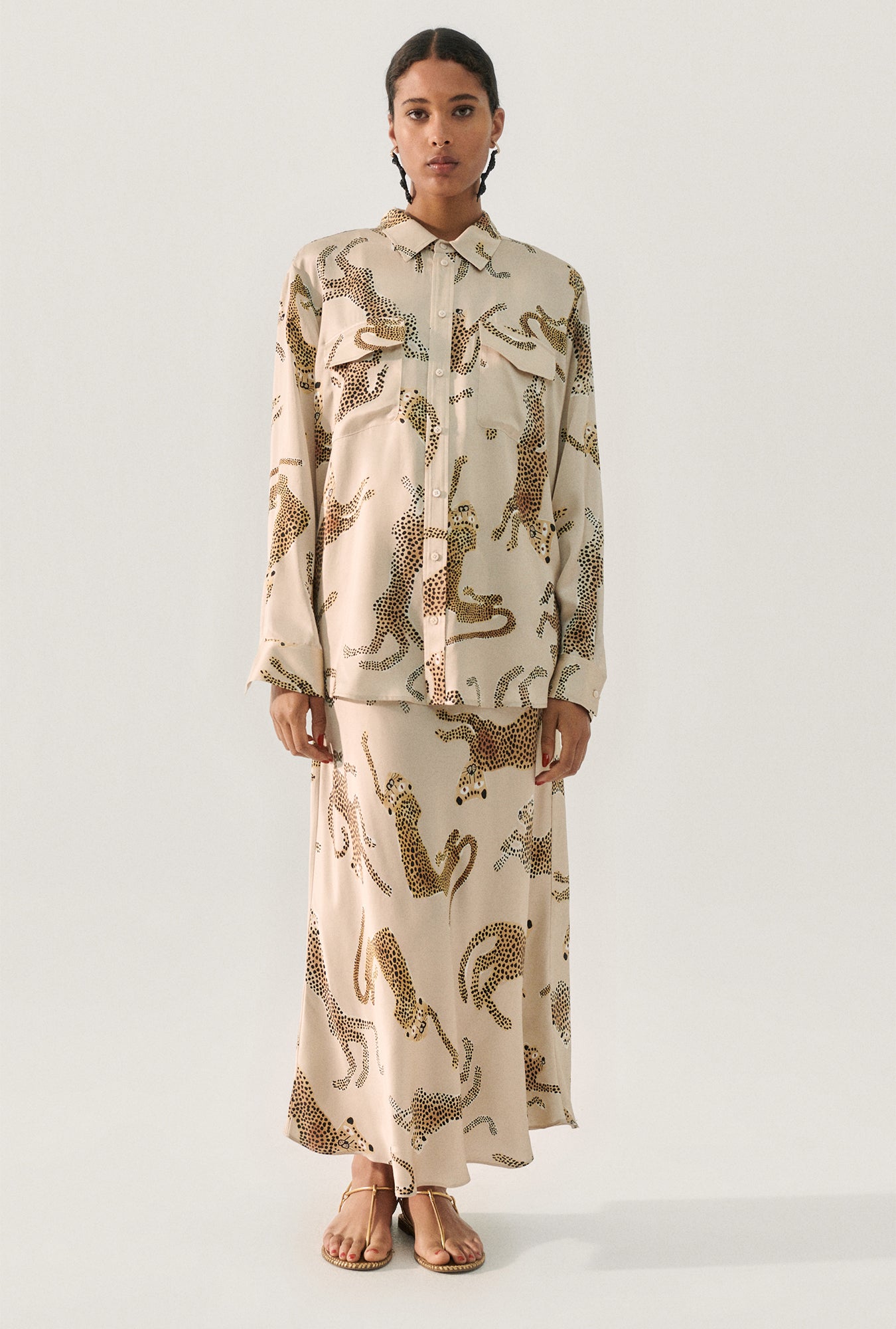 Boyfriend Shirt Jaguars Hazelnut