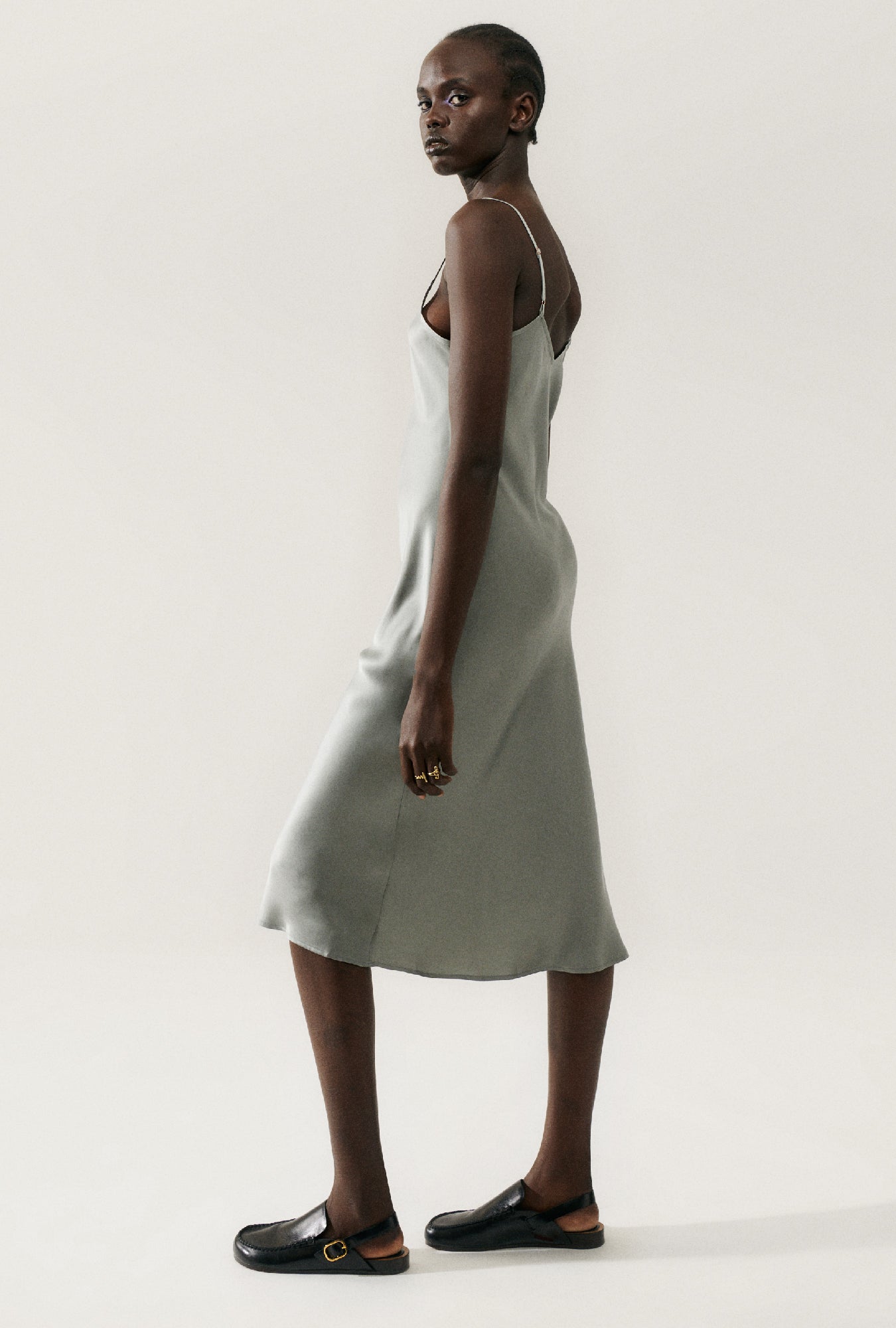 90S Slip Dress Moon
