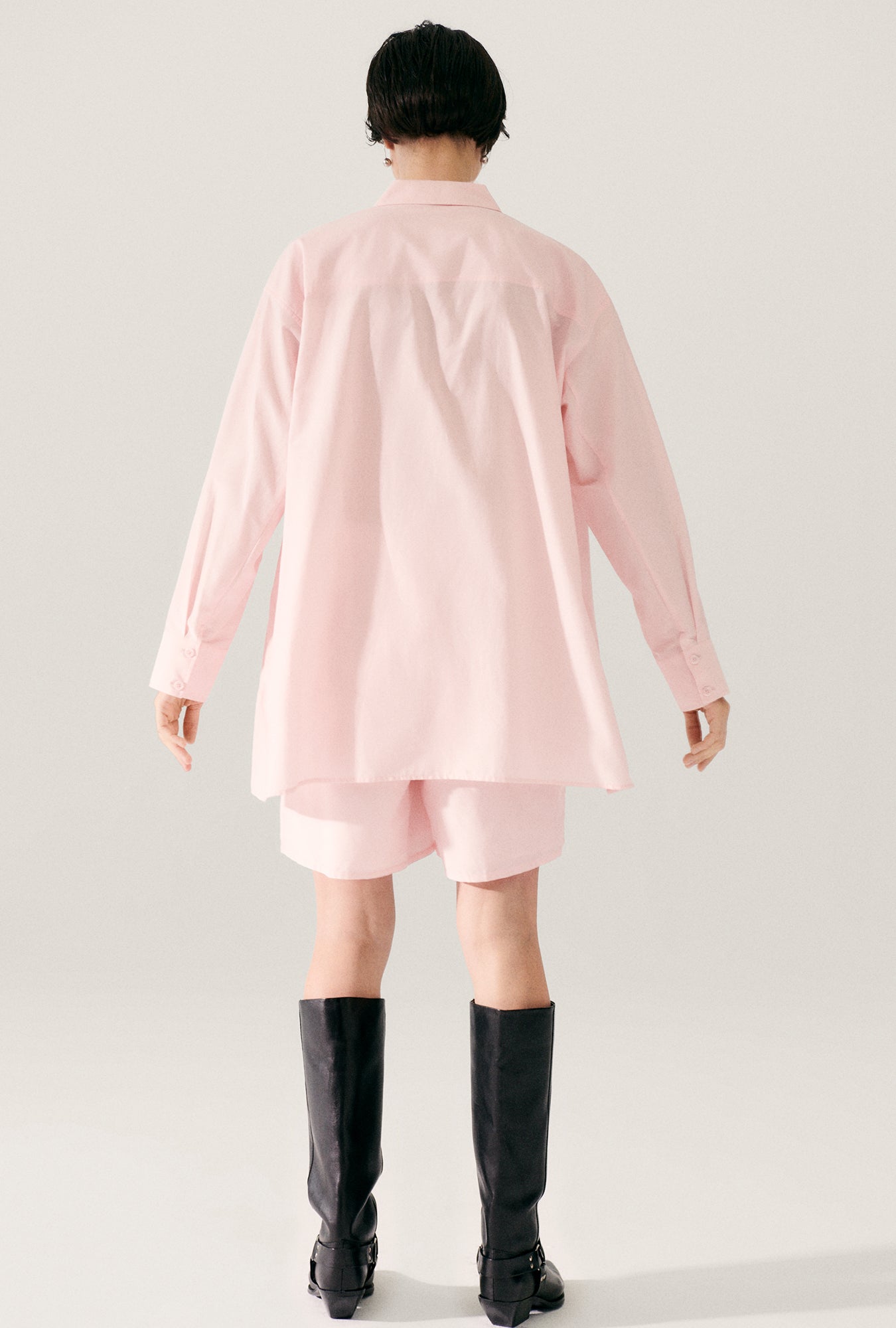 Cotton Silk Morning Shirt Hydrogen