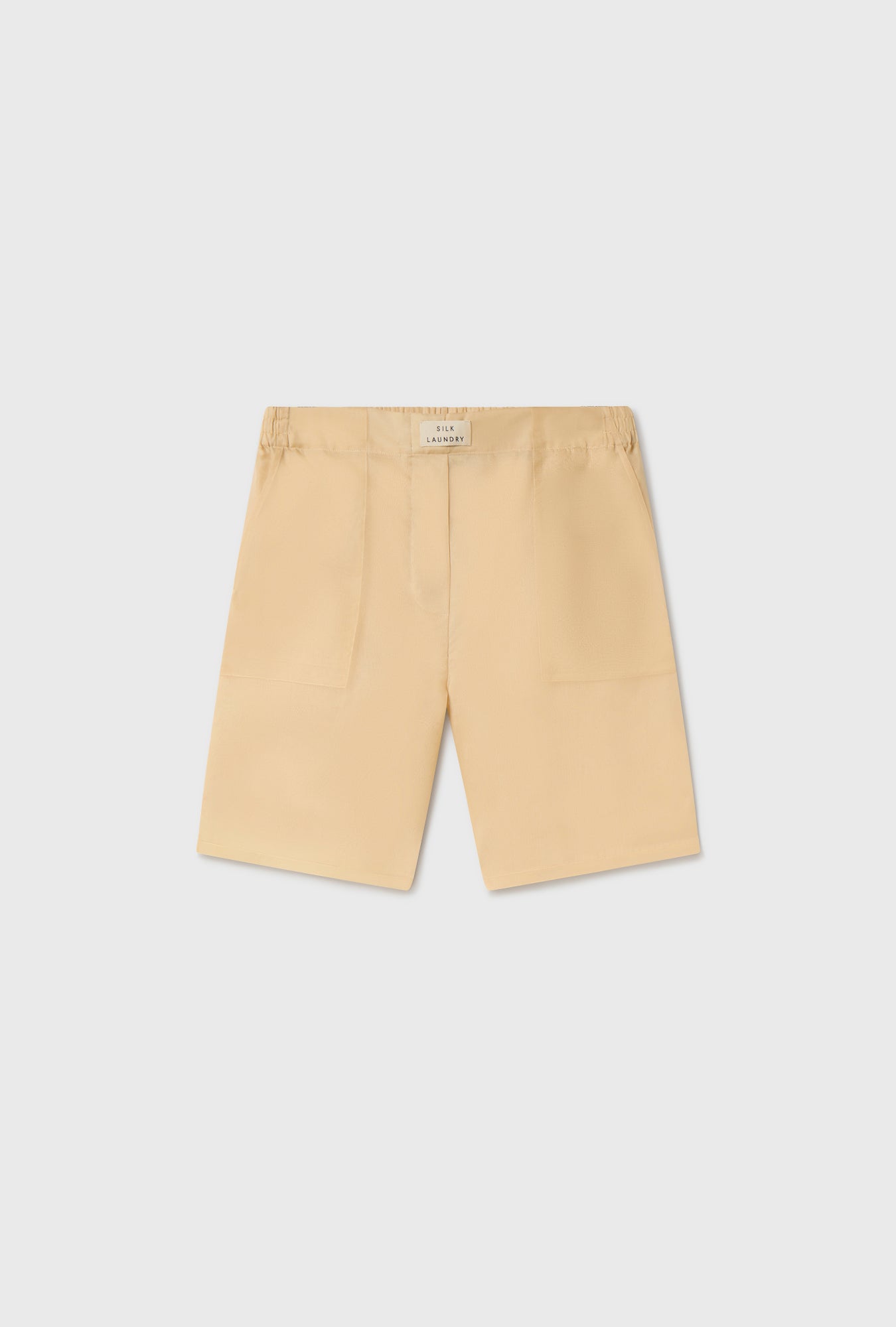 Organza Boxer Shorts Beige