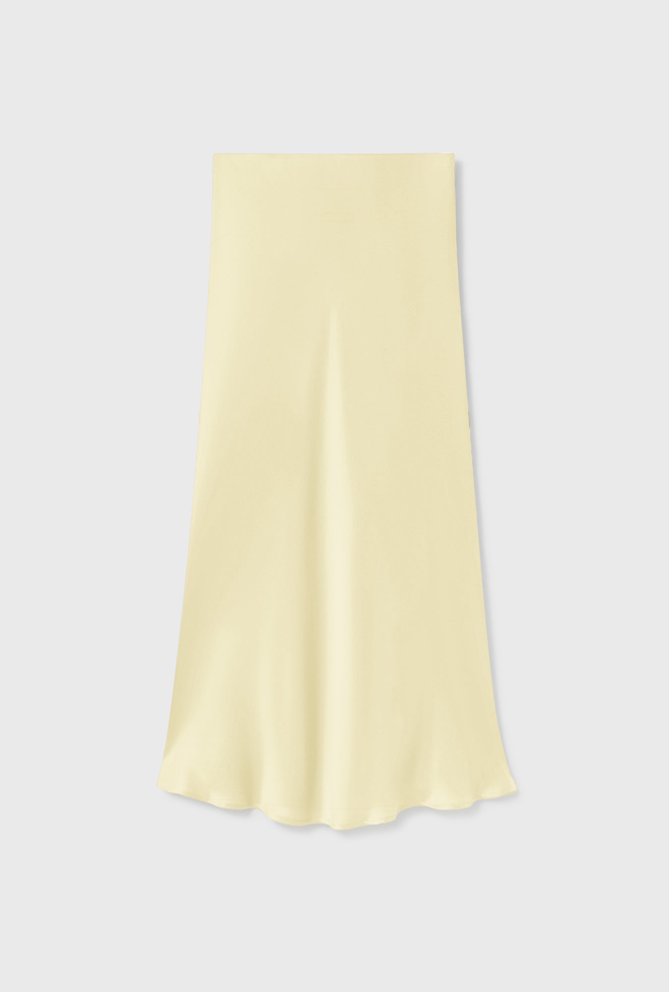 Long Bias Cut Skirt Vanilla Flower