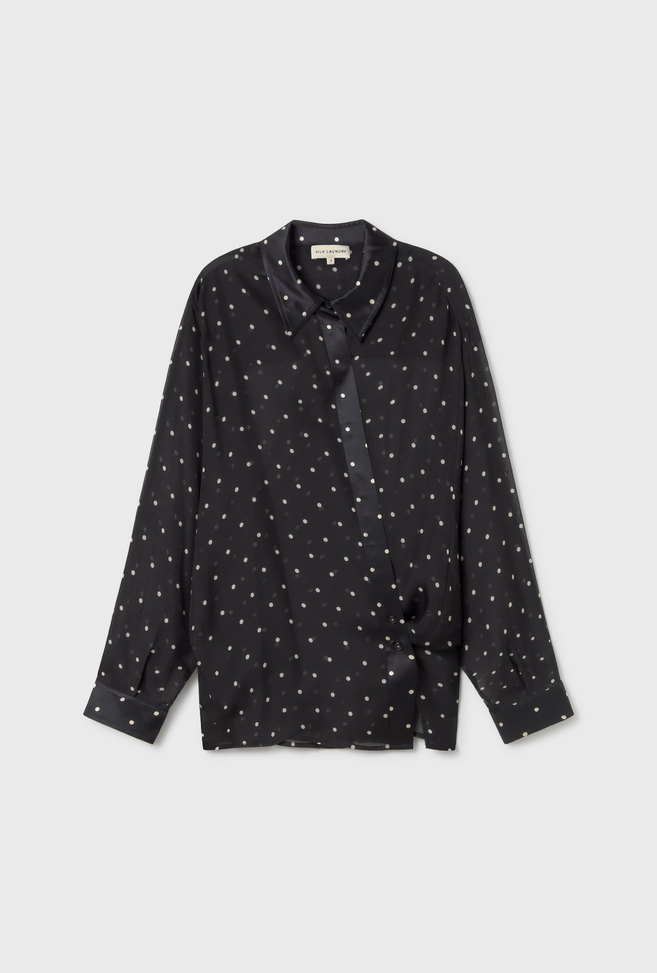 Crossover Shirt Small Polka Dot