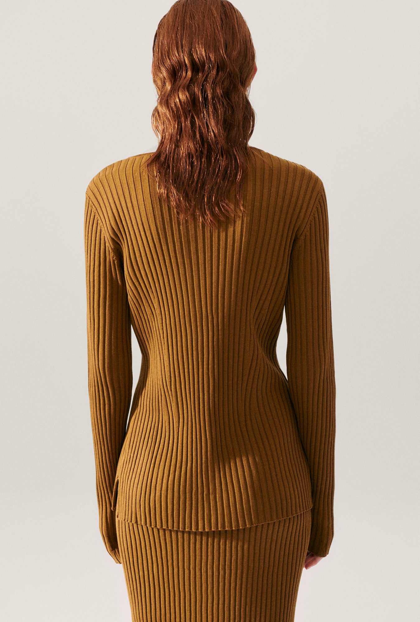 Ribbed Cardigan Drought