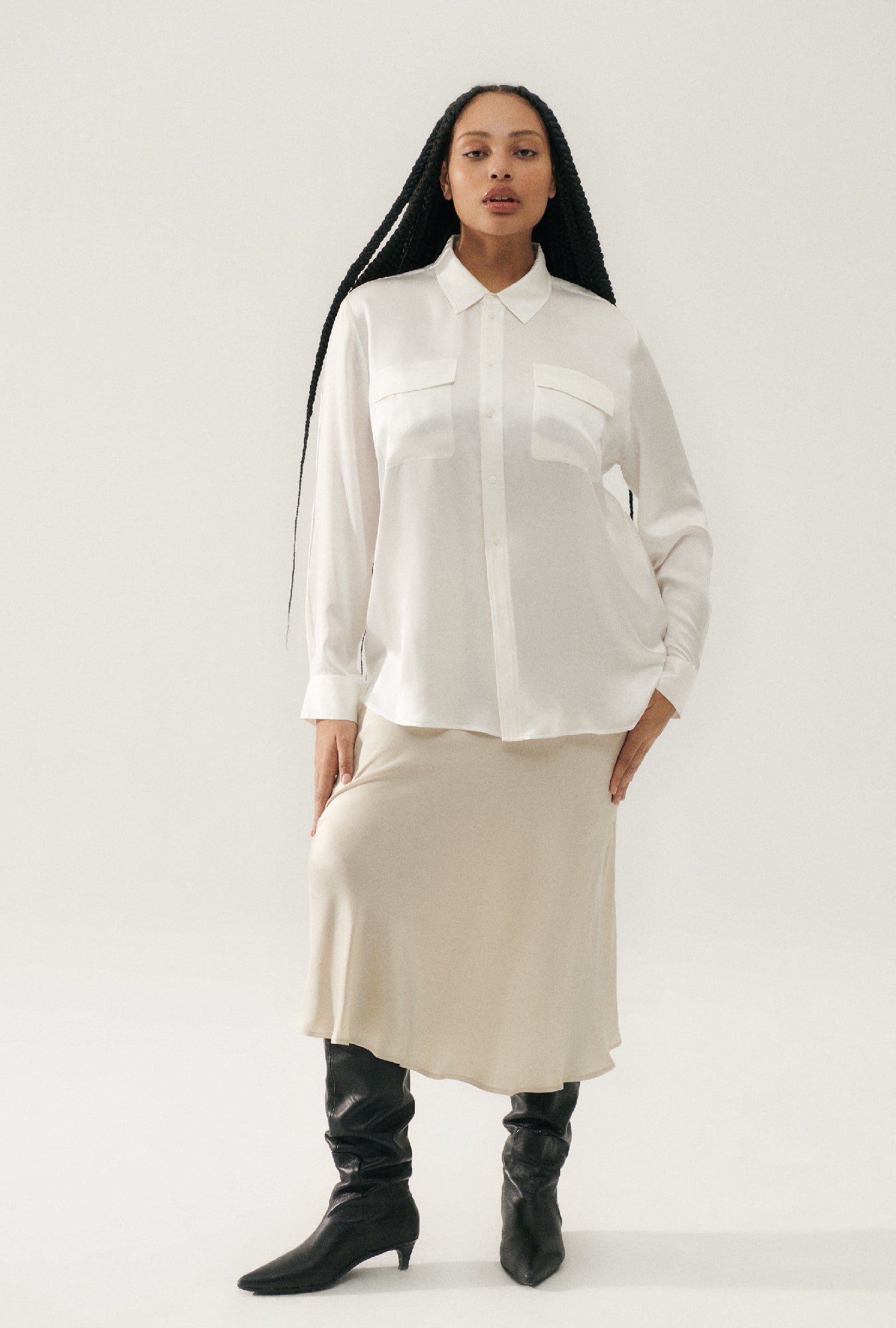 Boyfriend Shirt White