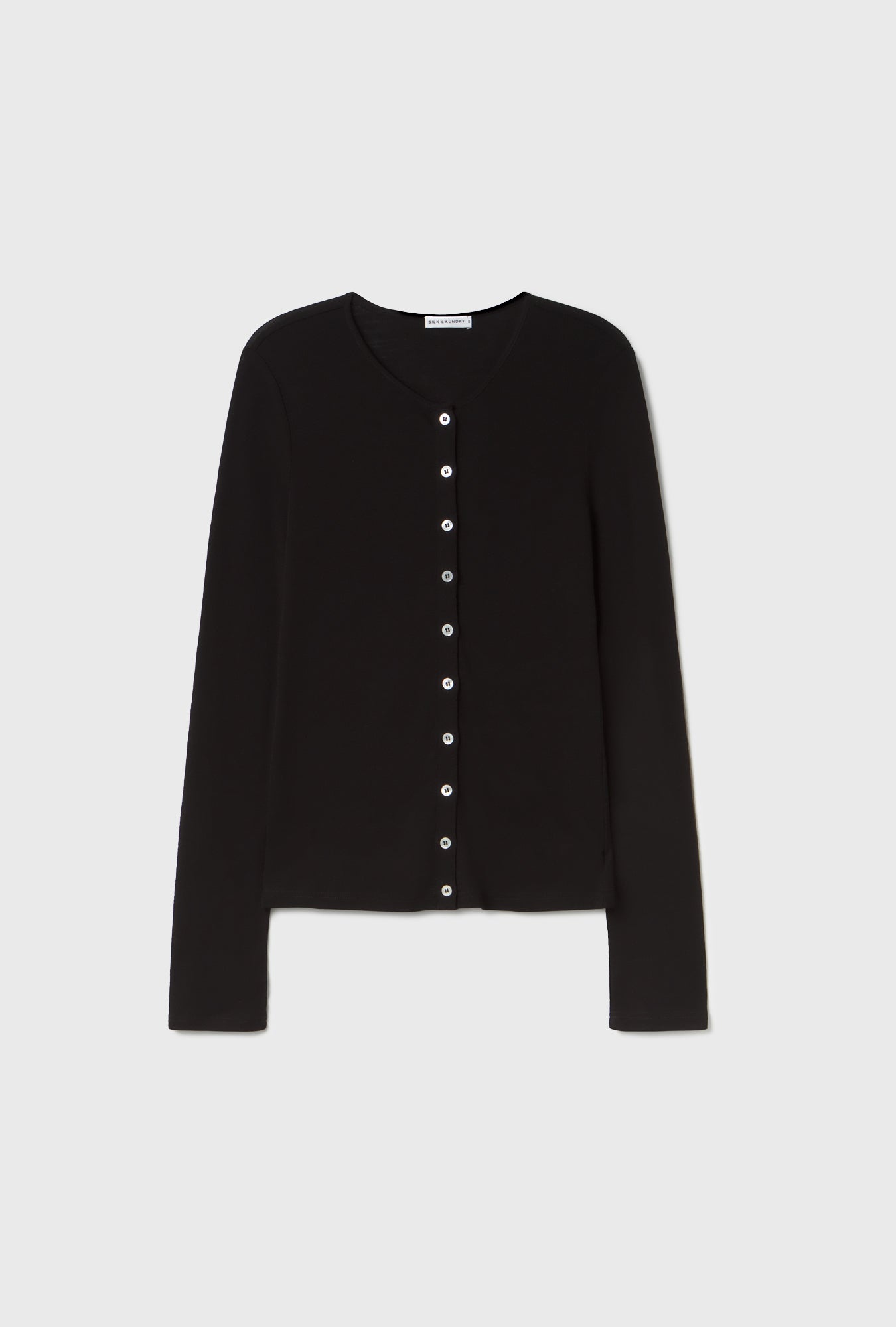 Merino Cardigan Black