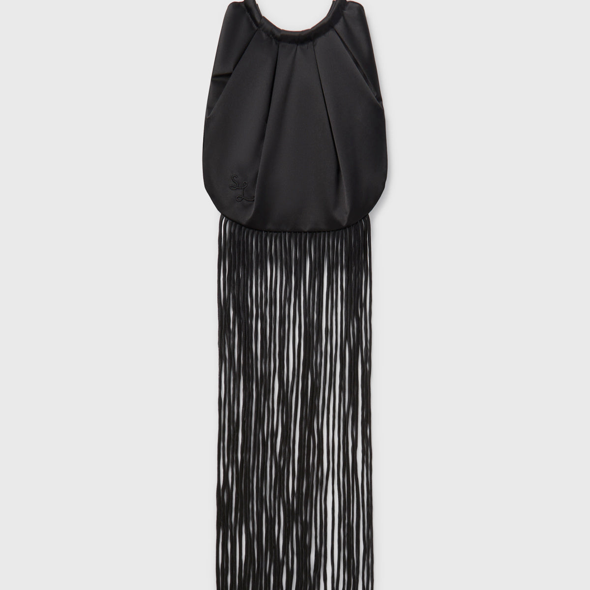 silk laundry fringe dress Fringe Full Sleeve Bias Dress Canyon