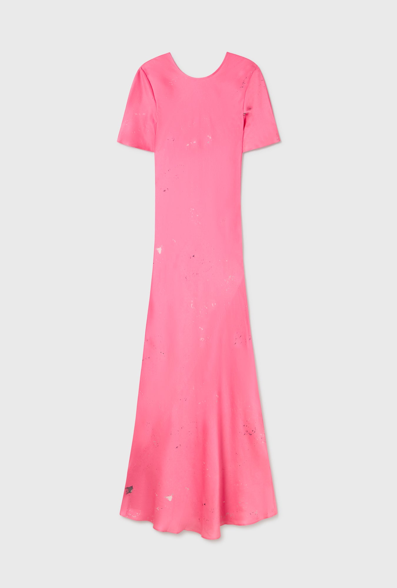 Short Sleeve Bias Dress Hog Wash