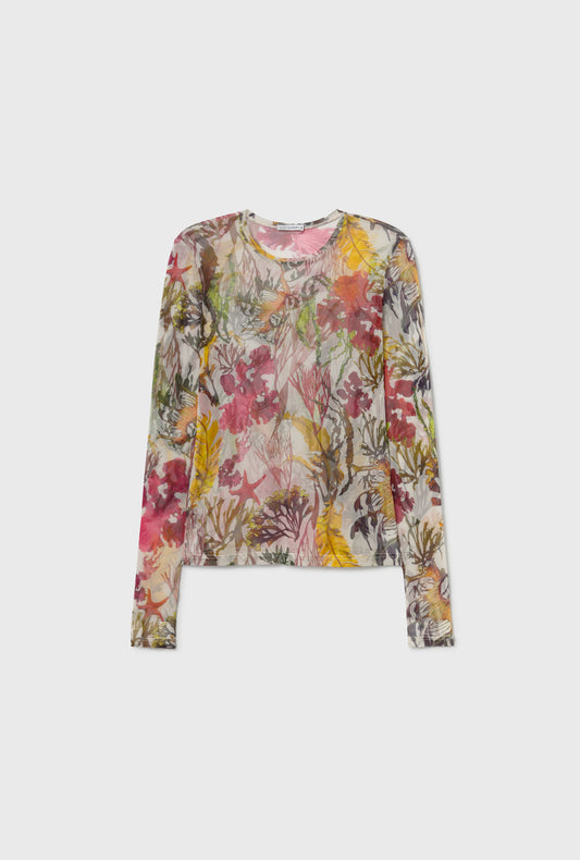 MESH LONG SLEEVE TOP PLANKTONIC
