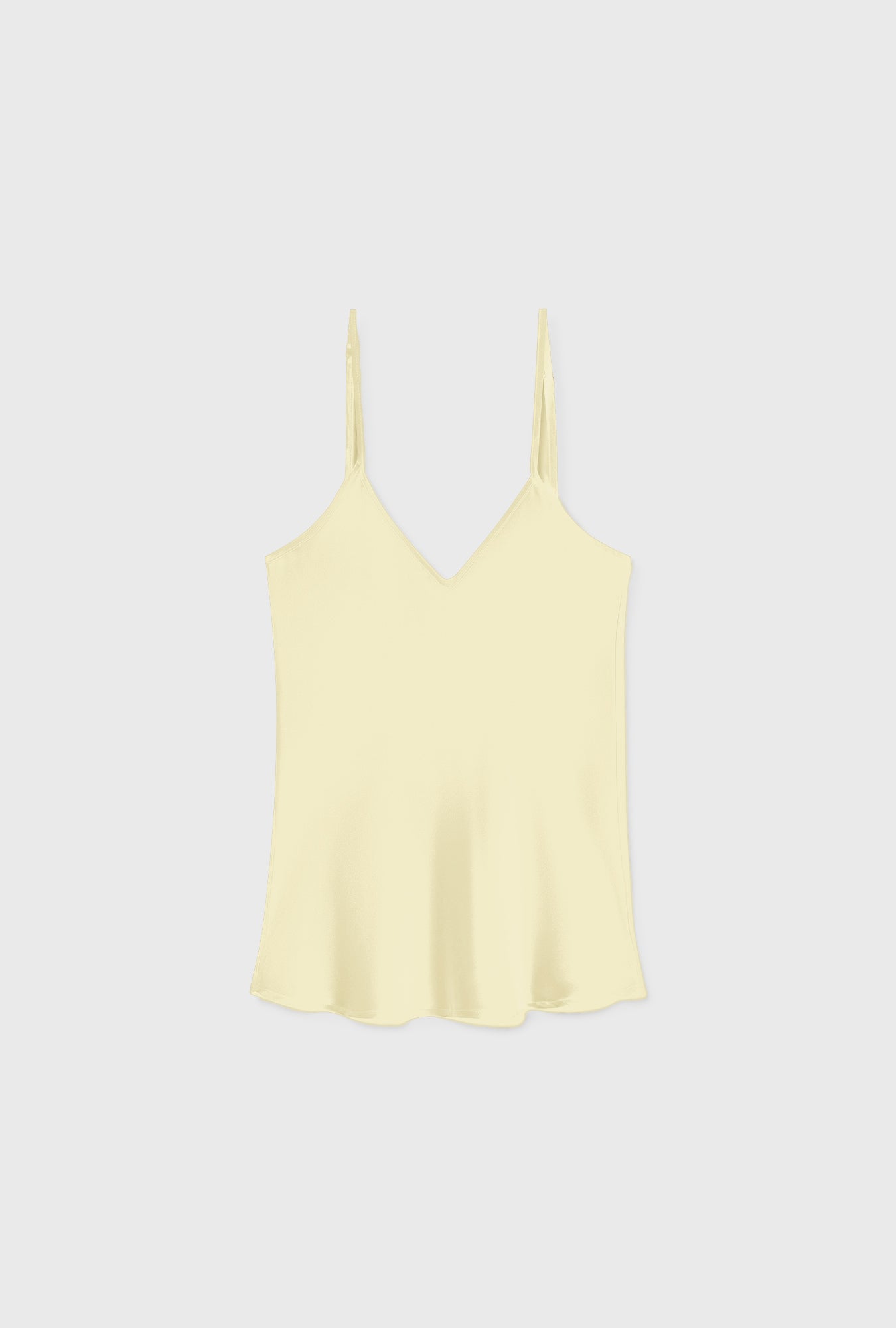 BIAS CUT CAMI VANILLA FLOWER