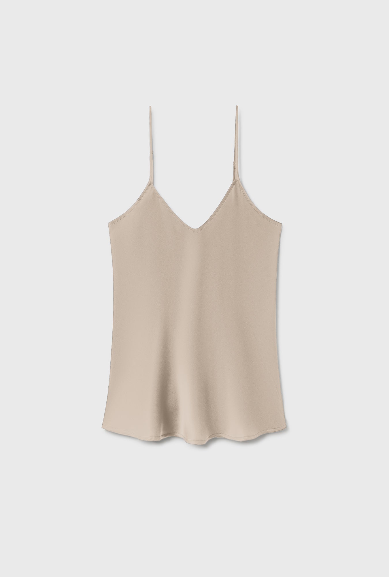 Bias Cut Cami Hazelnut