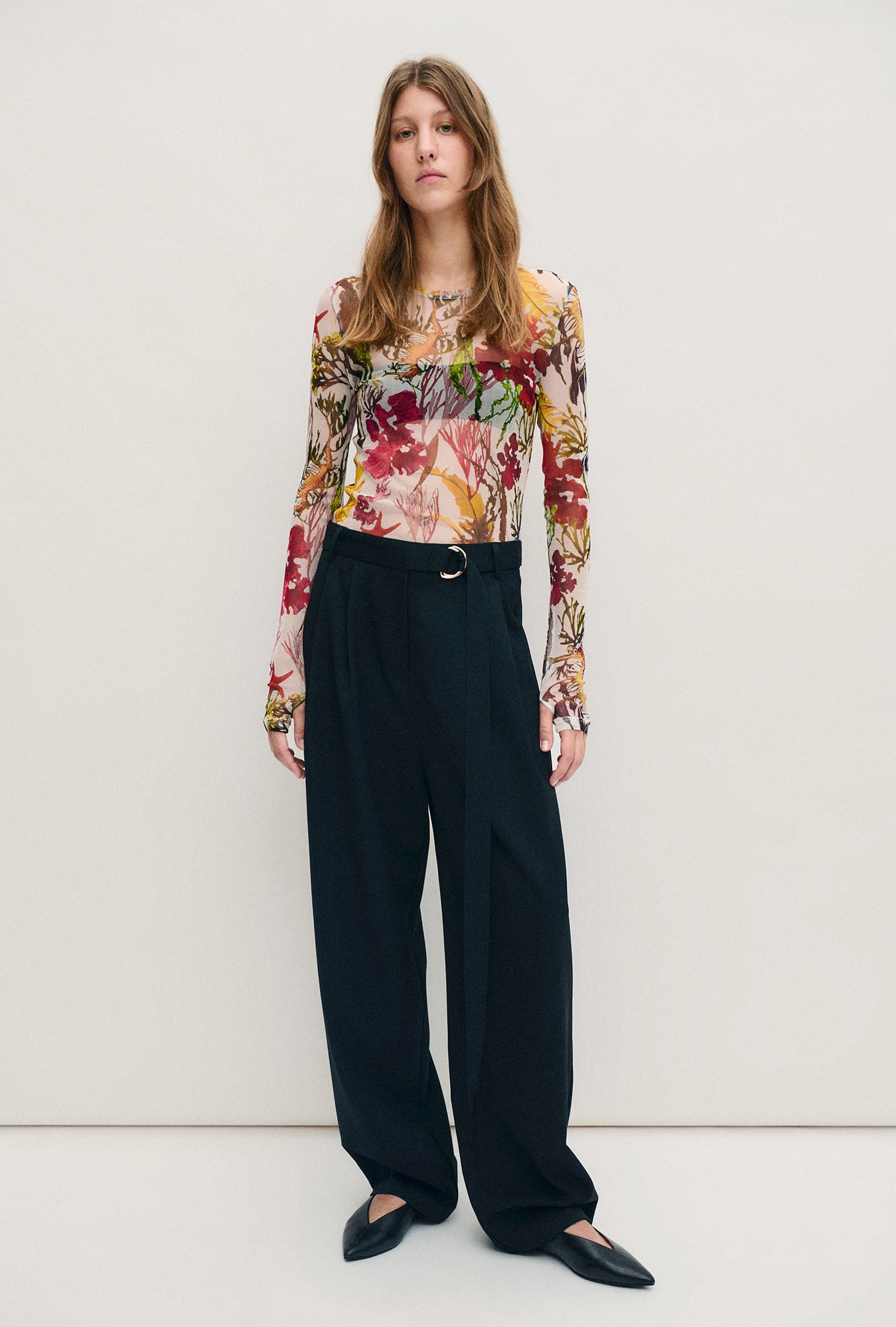 Mesh Long Sleeve Top Planktonic