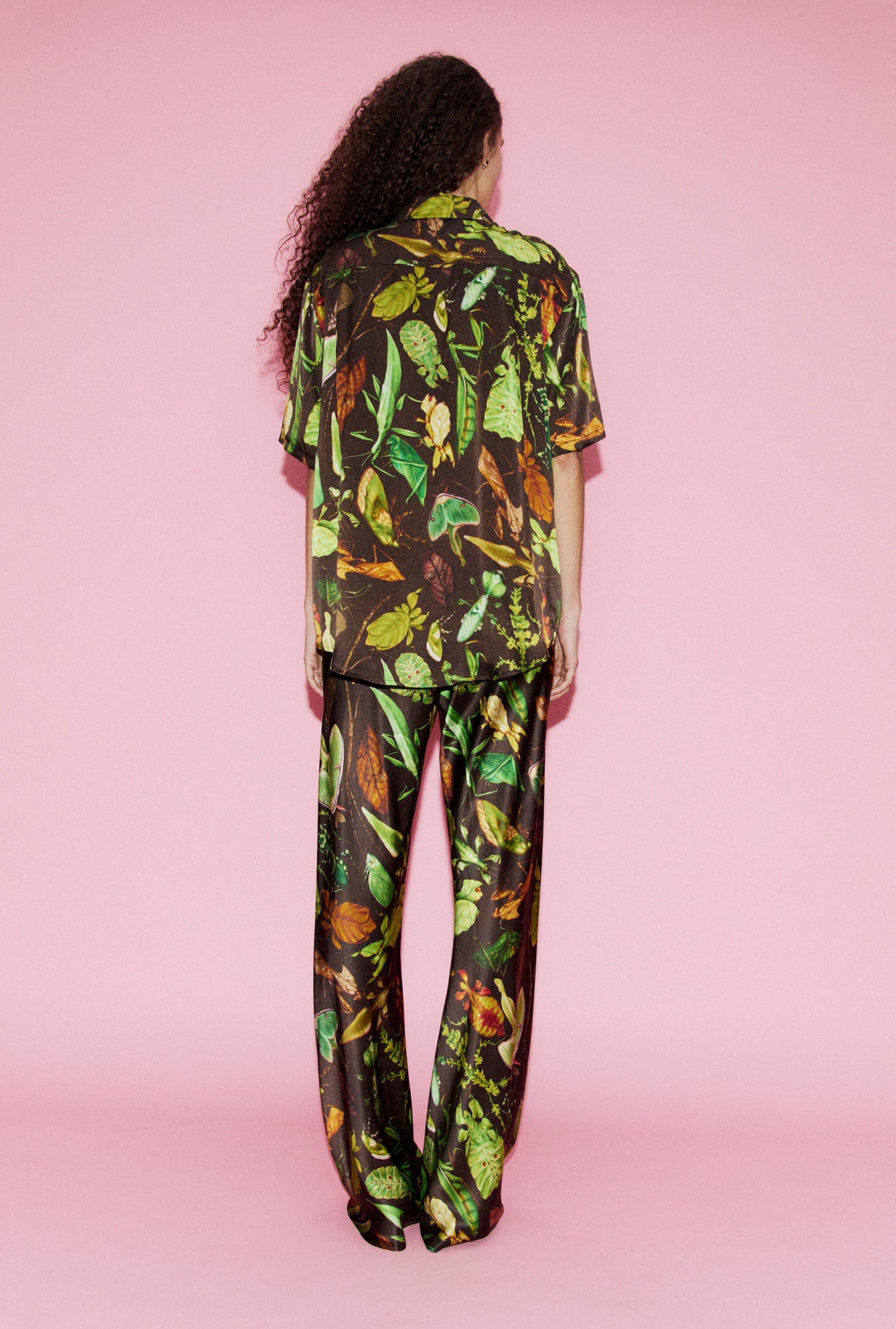 Short Sleeve Boyfriend Shirt Bug Camo