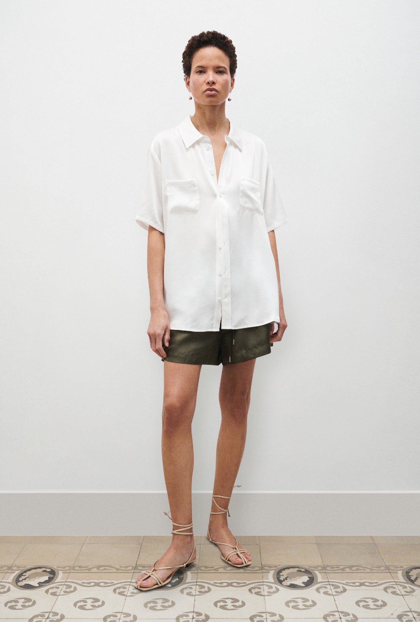 SHORT SLEEVE BOYFRIEND SHIRT 2.0 WHITE