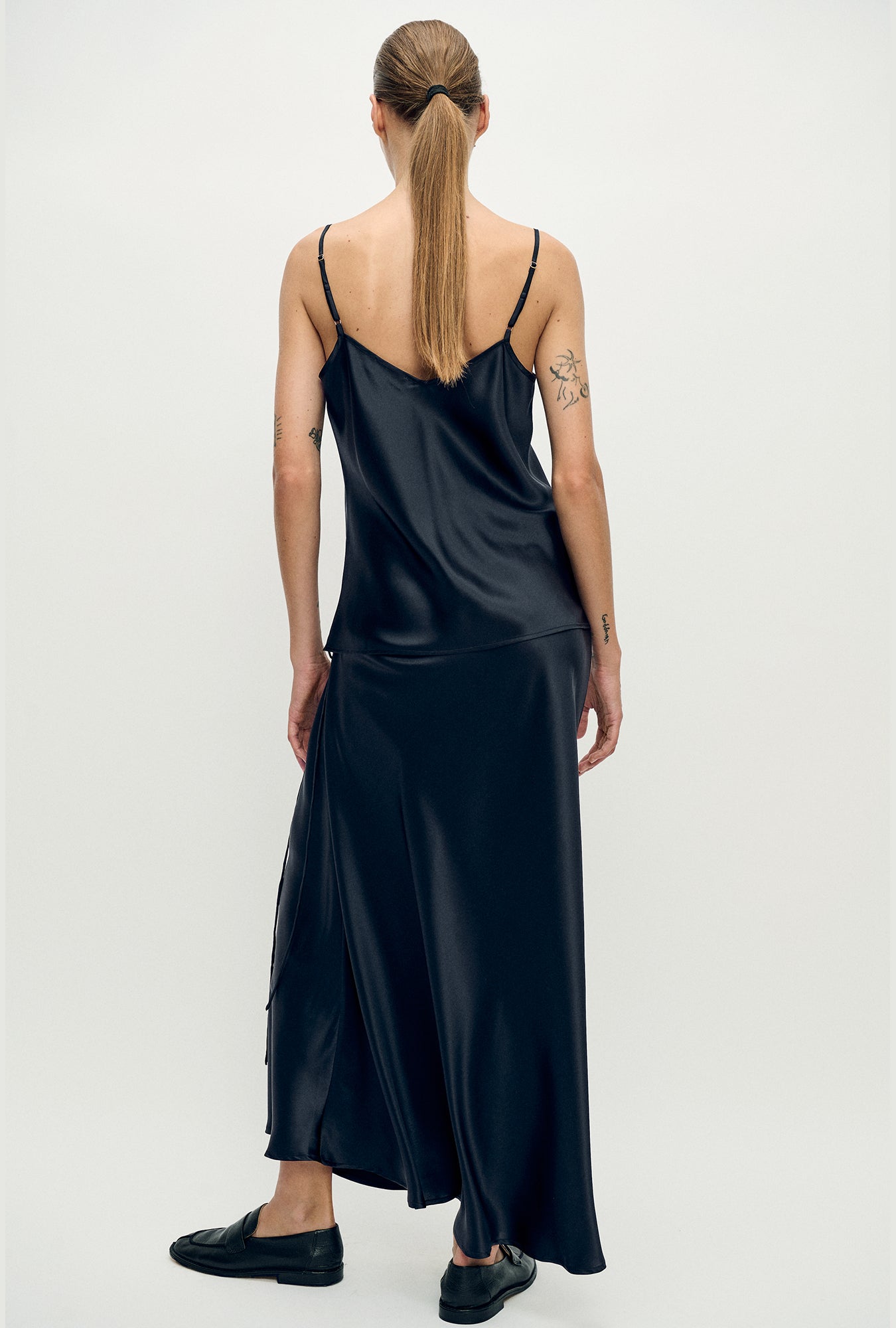 Bias Cut Cami Black